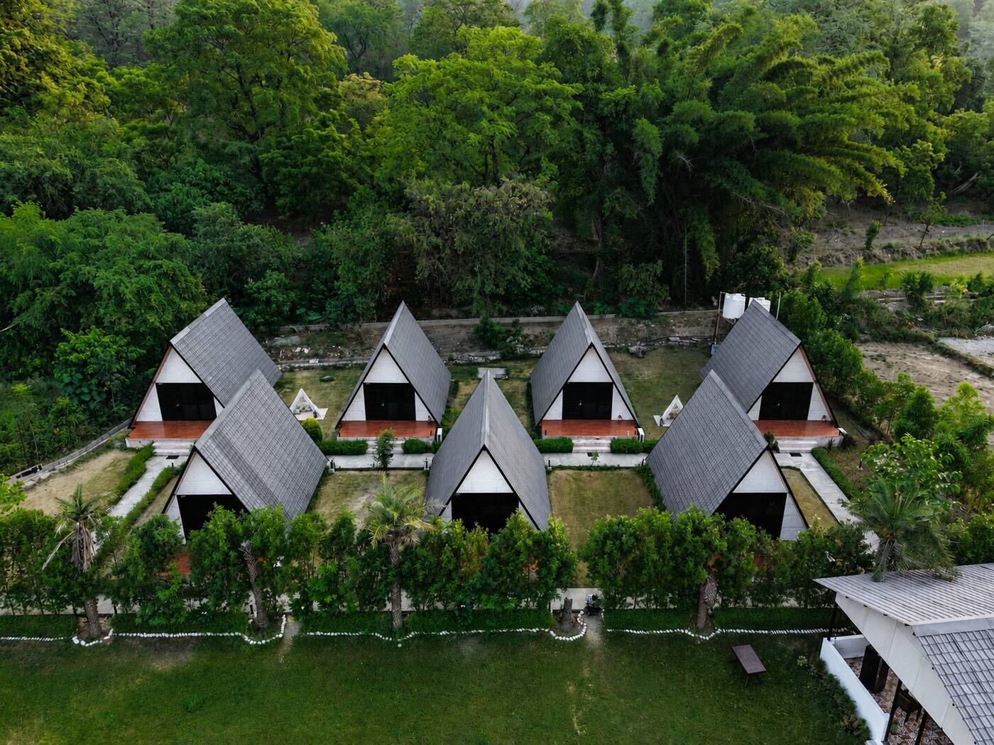 The Arks Baagh Villas from above